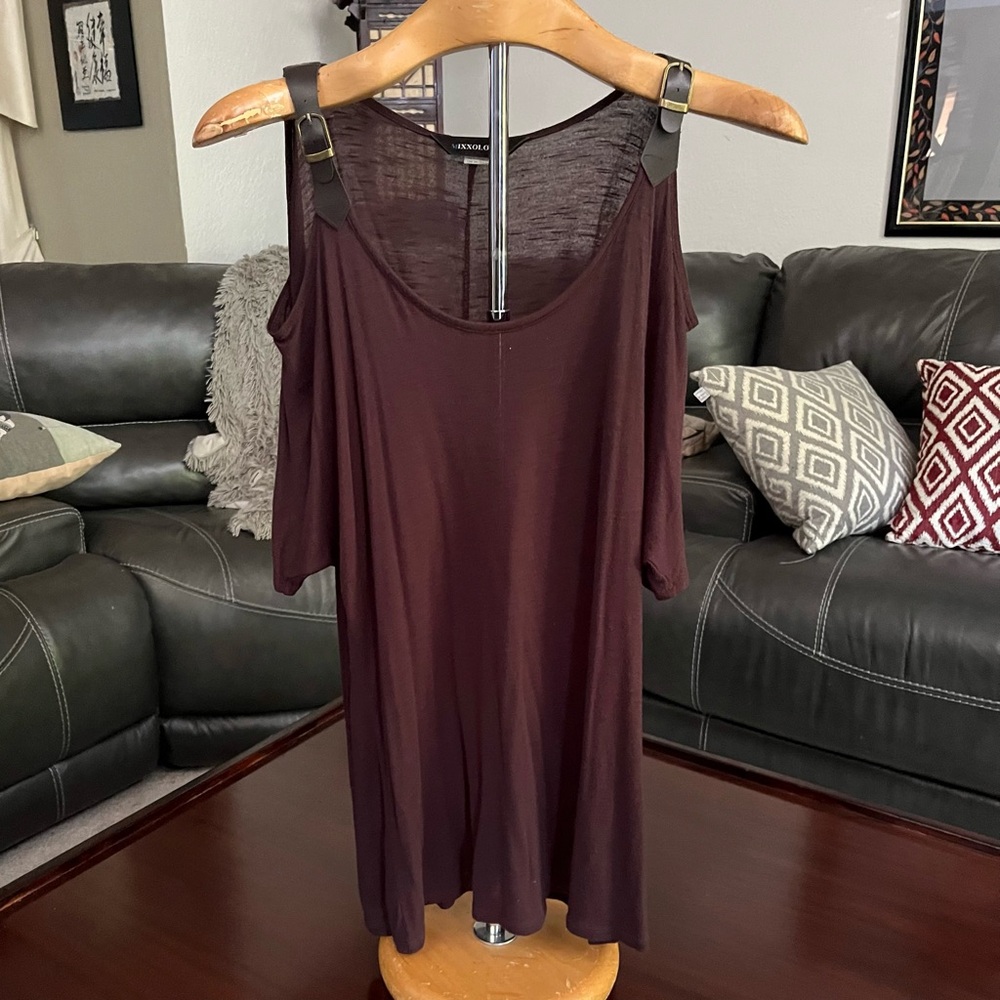 Dark Purple Women's Blouse by Mixxology